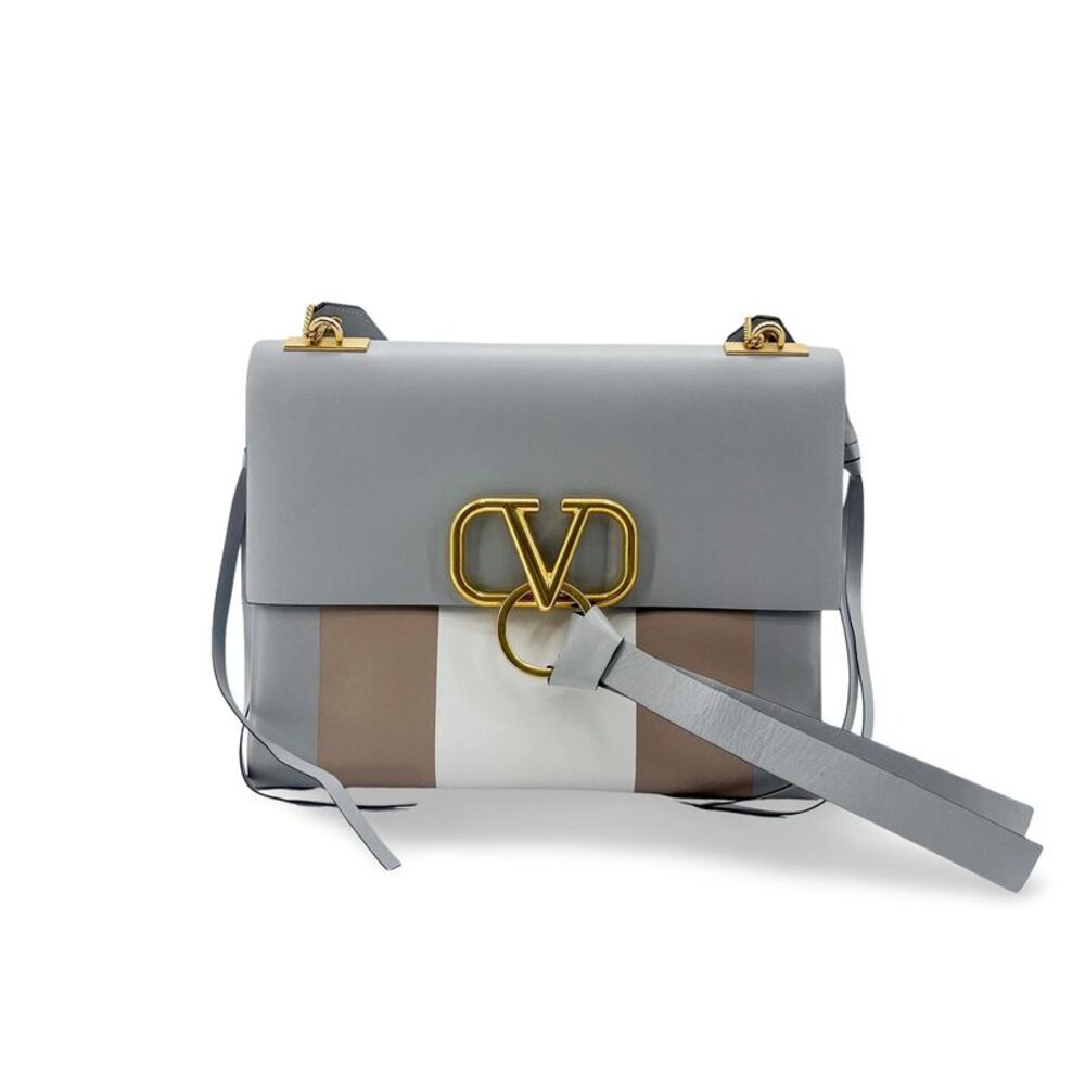 Valentino Garavani Vring Shoulder Bag Leather Multicolour Leather Shoulder Bag